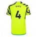 Arsenal Benjamin White #4 Voetbalkleding Uitshirt 2023-24 Korte Mouwen